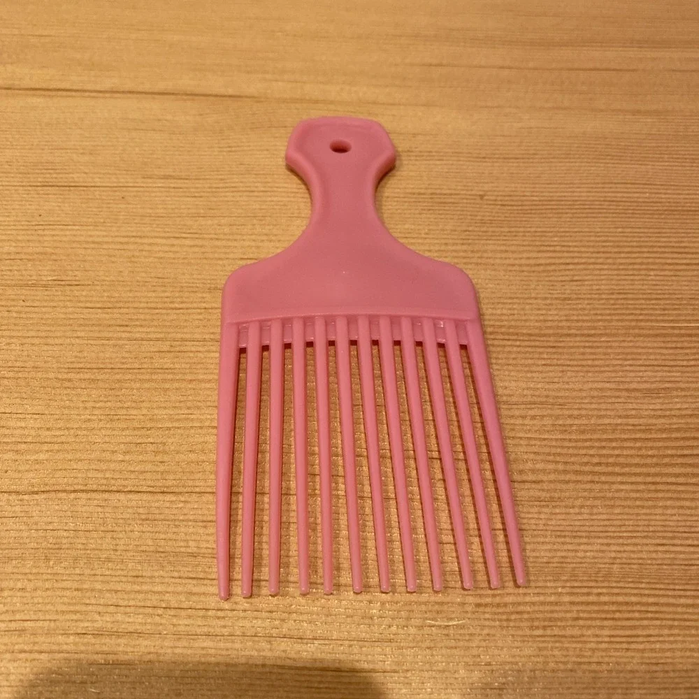 Vintage Unbreakable Comb Pink Pick Unbranded 6.75